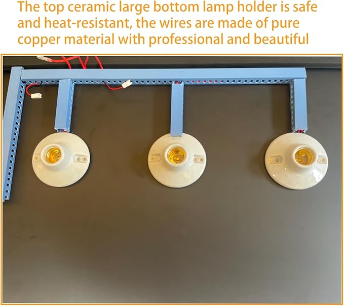 PVC Reptile Terrarium Tanks Enclosure for Ball Python Snake Gecko Bearded Dragon, PVC Reptile Lounge Habitat with Glass Sliding Door and Intelligent Thermostat