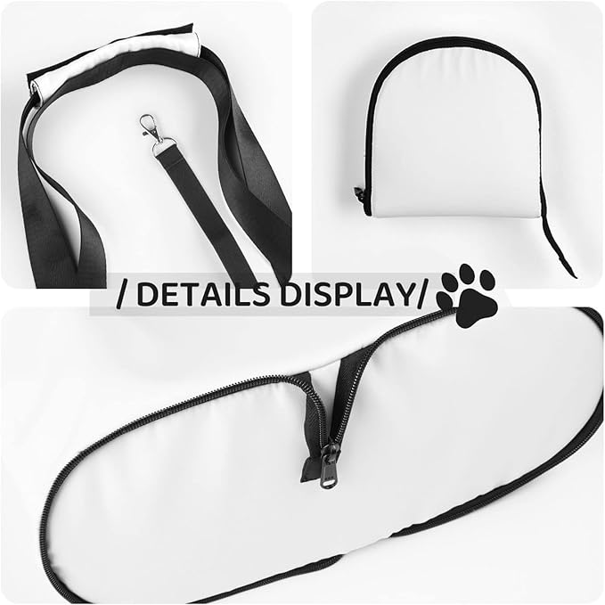 Custom Dog Carrier Purses Personalized Crossbody Puppy Carrying Bag Add Your Pet Photo Name Text Soft-Sided Sling Cat Pouch for Outdoor Hiking Traveling Subway Shopping (Style5)