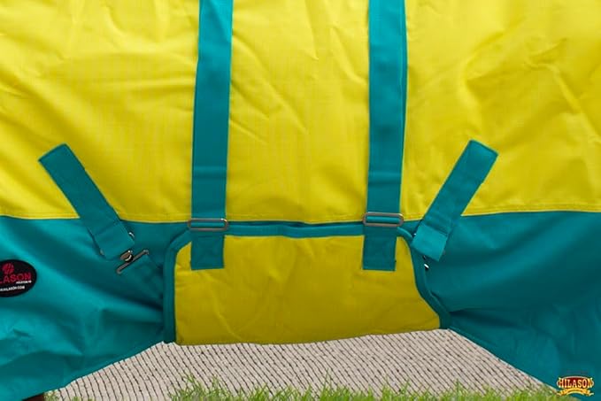 69" Hilason 1200D Winter Waterproof Turnout Horse Blanket Belly Wrap Yellow