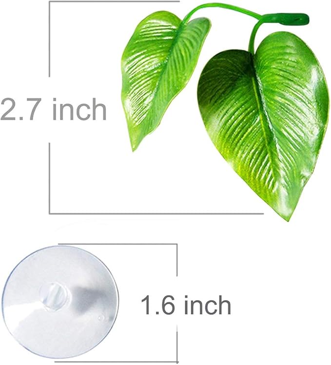 CousDUoBe 4 Pack Betta Fish Leaf Pad Improves Betta's Health by Simulating The Natural Habitat - Natural, Organic, Comfortable Rest Area for Fish Aquarium