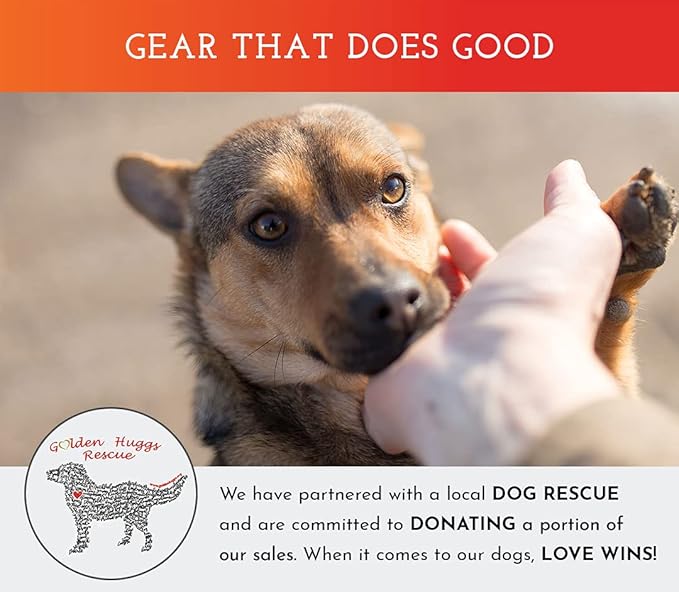 SPOT THE DOG! Reflective Dog Collar - Adjustable Pet Collars, Safe, Durable, Comfortable Dog Walking Accessories for Large Dog, Hunting Dog, Puppy, Boy, Girl Dog Collars (Blaze Orange, Red Plaid, XL)