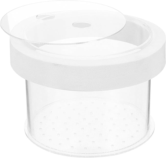 Floating Fish Breeding Box with Lid : Transparent Acrylic Guppy Breeder Box Fish Breeding Tanks for Clownfish Shrimp, 4.72X4.72X3.14in