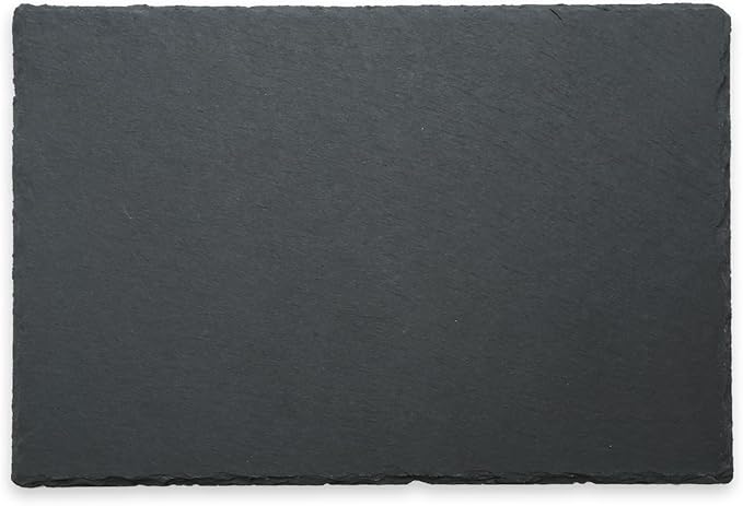 Slate Rocks for Turtle Basking Platform 11.8 x 5.9 inch, Natural Rock Reptile Food Bowl Tortoise Feeding Dish Habitat Décor