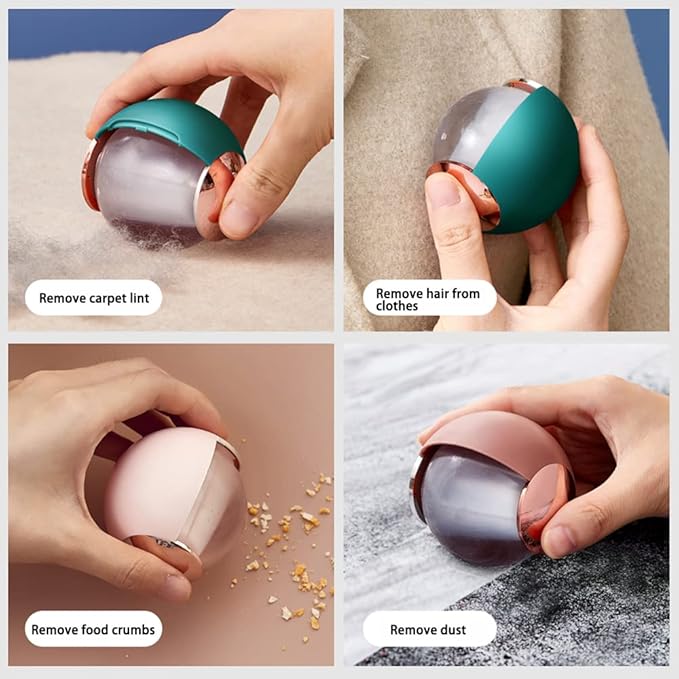 Washable Reusable Gel Lint Roller for Pet Hair, Tecogue Portable Dog Cat Pet Hair Remover for Clothes, Laundries, Sticky Cleaner, Dust Fuzz Fur for Travel Household (Green)