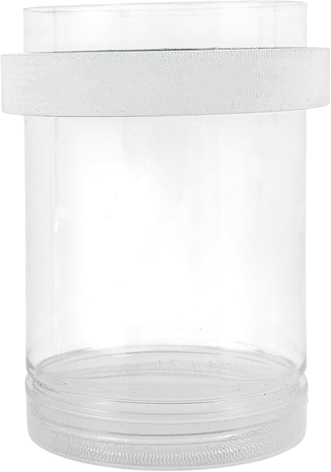 Suspensions Breeder Box, Floating Mesh Isolation Fish Tank Separator Set, Ideal for Aquatic Pets, Small, White, 1 Set