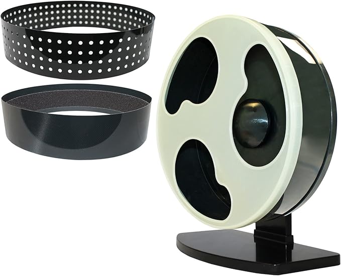 Silent Runner Glow Wheel - 12" Regular - Exercise Wheel (Wheel + Autoclean Track + Sandy Track)