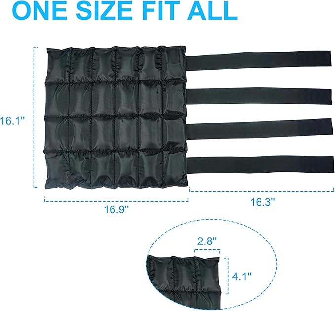 Horse Ice Boots (2-Pack) - Gel Cold & Hot Therapy Wrap for Horse Leg Injuries & Arthritis - Reusable Horse Ice Pack Leg Wraps with 4 Adjustable Straps for Knee, Hock, Tendon - Horse Supplies & Tack