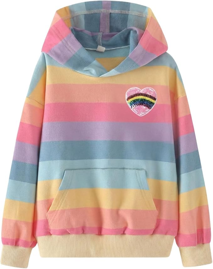 WELAKEN Sweatshirts for Girls Toddler & Kids II Little Girl's Pullover Tops Sweaters & Hoodies