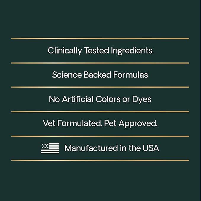 VetriScience Ultimate Strength Healthy Hip & Joint Chews, GlycoFlex Glucosamine, Chondroitin & Green Lipped Mussel Joint Support Supplement for Dogs, Soothe Joint Discomfort, Peanut Butter, 120 Ct