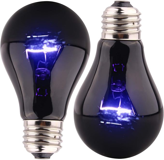 Reptile Heat Lamp - 60 Watt Reptile Night Heat Bulb Terrarium Moon-Like Light Bulb for Bearded Dragon Gecko Snake Turtle and Lizard