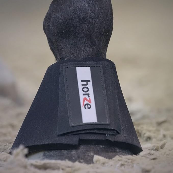 HORZE Pro Overreach Bell Boots for Horses | Neoprene Pair