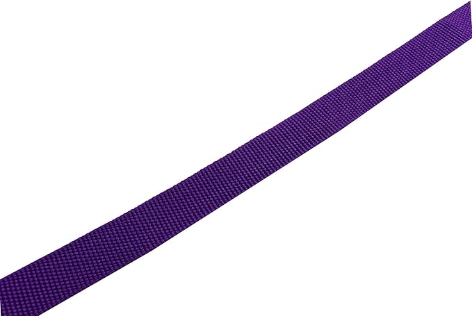 Adjustable Nylon Dog Collar, pet Collar 1 Inch 3/4 Inch 5/8 Inch Wide, for Large Medium Small Dogs (S(5/8" x 11-16"), Purple)