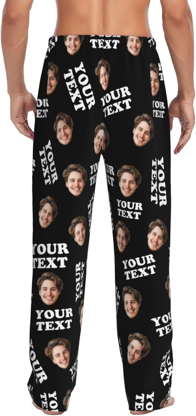 Personalized Pajama Pants For Men Women Custom Pajama Pants With Face Custom Face Pajamas Funny Customized Gifts