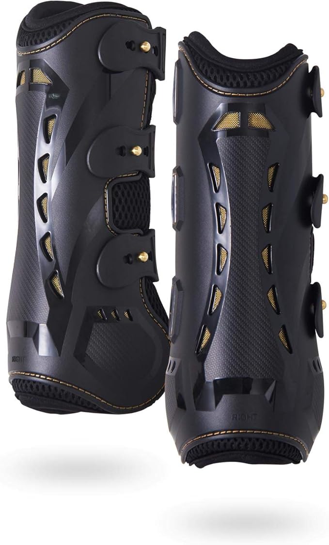 Kavallerie Classic Tendon Boots, Impact-Absorbing Material, Breathable & Evenly Distribute Pressure, Protect Tendon and Ligaments, Anti-Slip, Anti- Sore and Moisture Repellant Show Jumping Boots