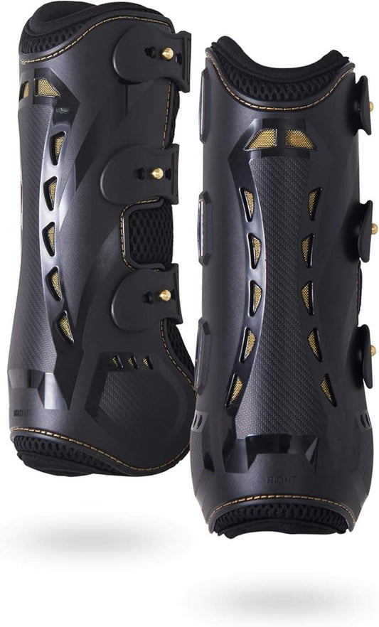 Kavallerie Classic Tendon Boots, Impact-Absorbing Material, Breathable & Evenly Distribute Pressure, Protect Tendon and Ligaments, Anti-Slip, Anti- Sore and Moisture Repellant Show Jumping Boots