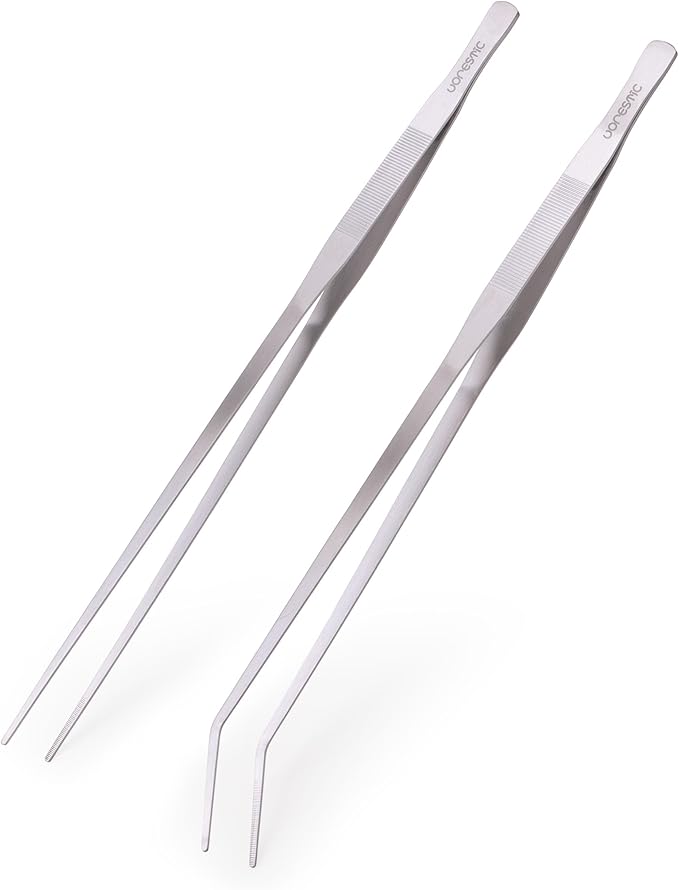 VORESTIC Aquarium Tweezers (Straight & Curved, 23.6")