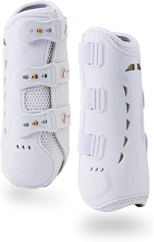 Kavallerie Classic Tendon Boots, Impact-Absorbing Material, Breathable & Evenly Distribute Pressure, Protect Tendon and Ligaments, Anti-Slip, Anti- Sore and Moisture Repellant Show Jumping Boots