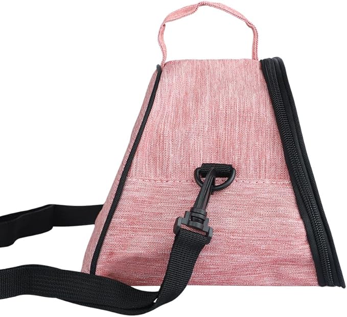 Ibluelover Hamster Carrier Bag Breathable Small Animals Travel Handbag Adjustable Outdoor Carrying Pouch for Guinea Pig Bunny Hedgehogs Bird