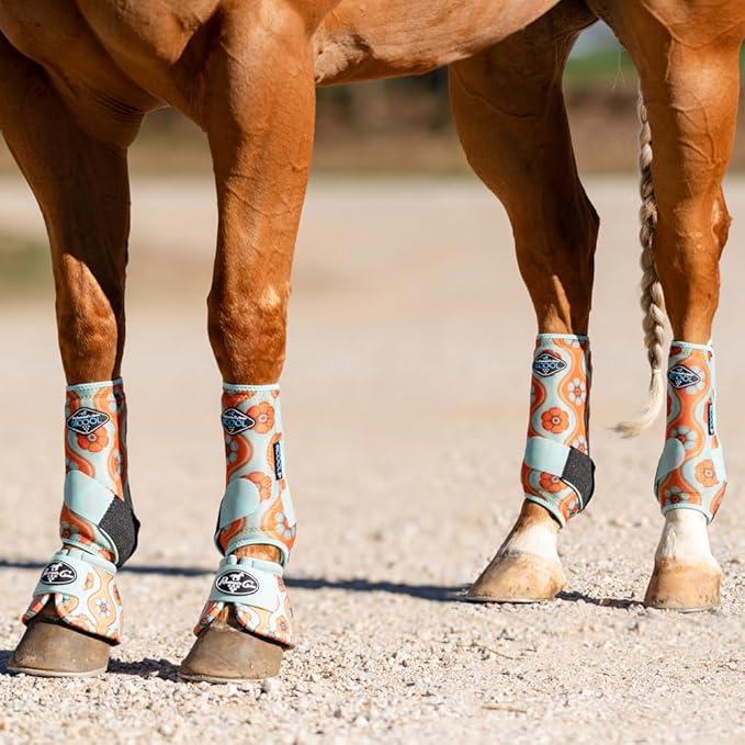 Professional's Choice 2XCOOL Sports Medicine Horse Boots | Protective & Breathable Design for Ultimate Comfort, Durability & Cooling in Active Horses | 2 Pack