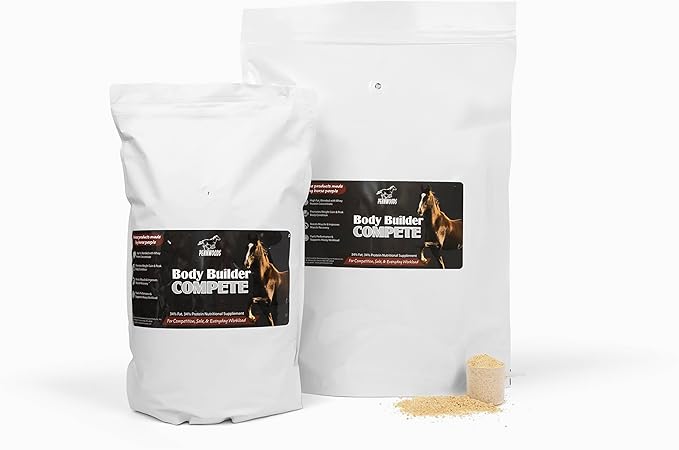 Pennwoods Body Builder Compete: Advanced Horse Weight Gain Supplement, Designed for Competition and Sale, 22lb Bag