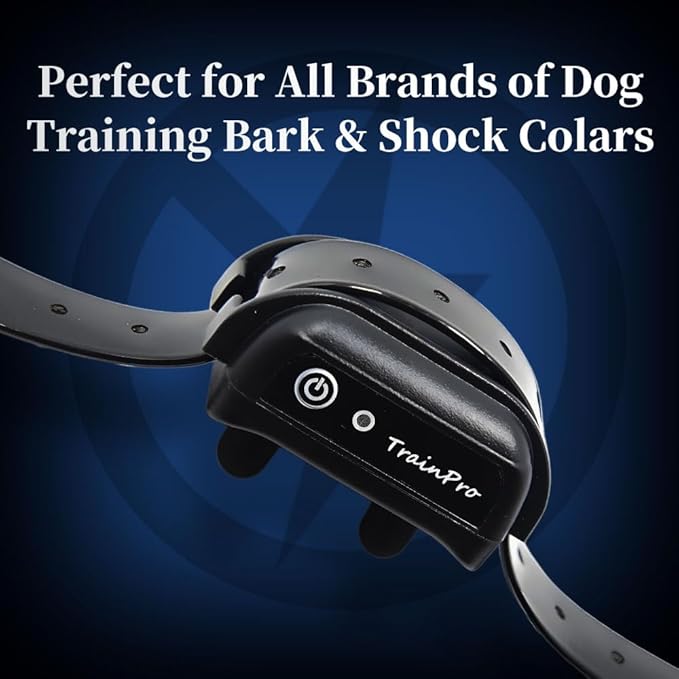 Universal 27 ½” X ¾” Replacement Band Strap for Dog Training Collar - Adjustable Waterproof TPU for Remote E-Collar, Static/Vibration Shock Trainer, Fits Most Bark Control & Obedience Devices