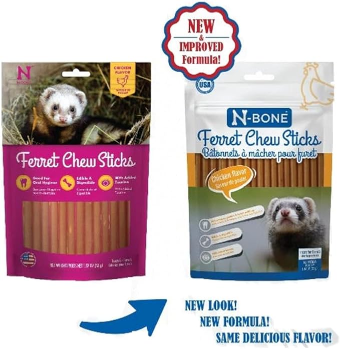 N-Bone 1 Pouch Ferret Soft Treats Chicken Flavor, 3 Oz