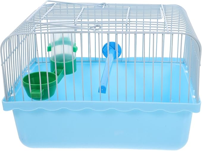 Kisangel Portable Bird Cage Food Box Water Bottle Spacious Travel Carrier for Parakeets Lovebirds Pets Easy to Transport for Outdoor Adventures