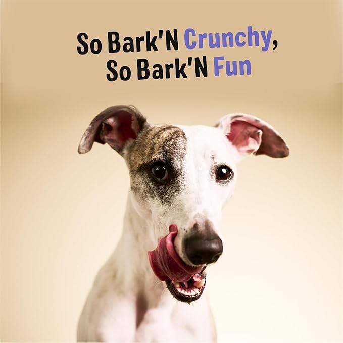 Three Dog Bakery Bark’N Crunch! Chicken Chips, Crunchy Treats for Dogs, Single Ingredient, High Protein Snacks, No Artificial Flavors or Colors, Made in The USA, 4oz.