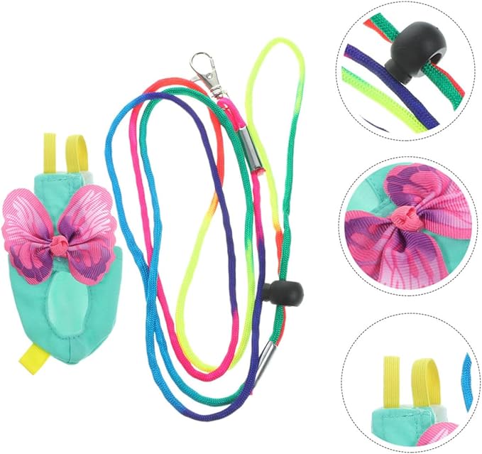 Bird Diapers Harness and Leash for Parrots Lightweight Comfortable Flight Clothes with Reusable Washable Cloth Material Cute Design for Cockatiel and Parakeet Diaper Flight Suit