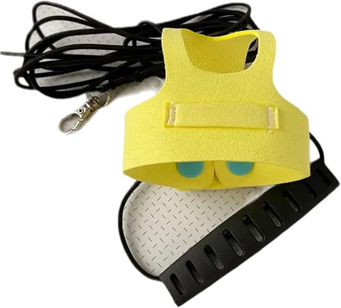 Bird Flight Harness Vest, Parrot Flight Suit with Leash for Parakeets Cockatiels Conures Budgies, Bird Flying Clothes with Rope and Handle for Outdoor Activities Training (L, Yellow)