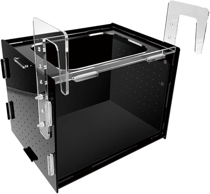 Fish Breeding Box Hatchery Sturdy Clear Acrylic Separation Incubator Isolation Box for Clownfish Betta Baby Fish Guppy, 20x15x15cm