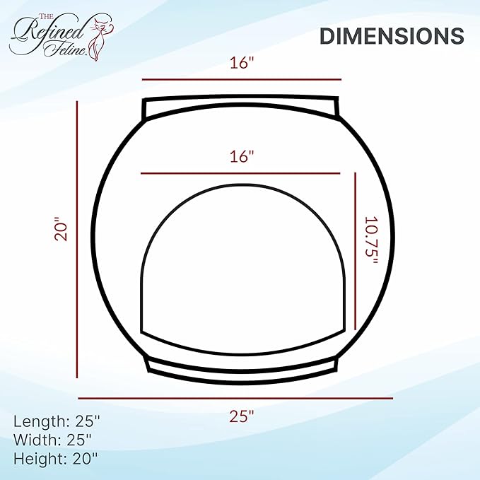 The Refined Canine Igloo Indoor Dog Bed & Cat Bed in Espresso, Multipurpose Pet Bed with Table Top, Claw-Proof Faux Rattan is Easy to Clean, Includes Washable & Replaceable Covered Cushion