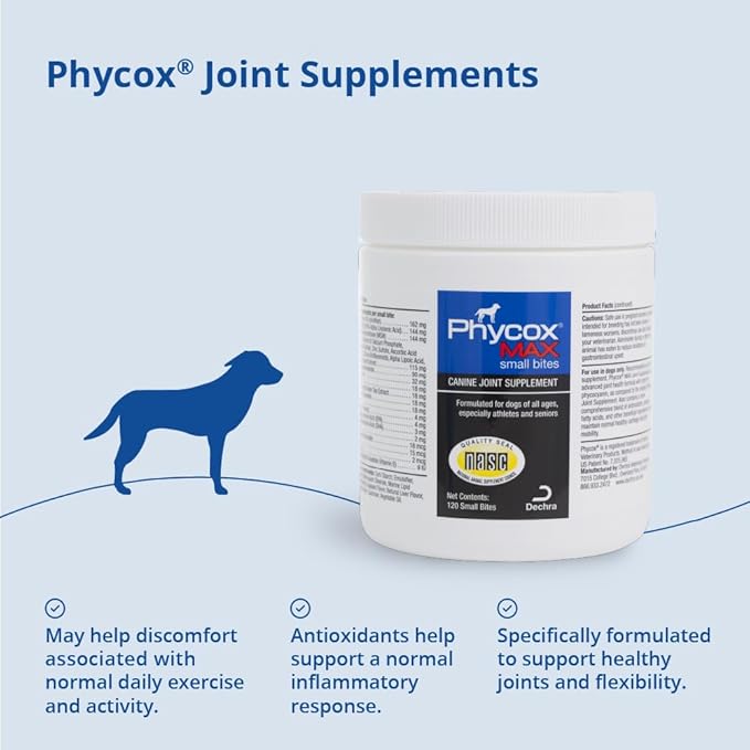 MAX Dog Joint Supplement Small Bites, 120 ct