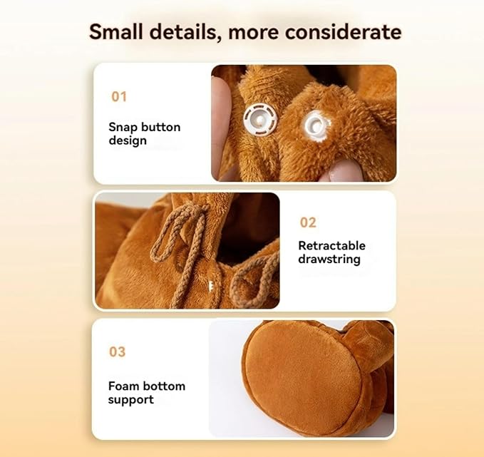 Cat Puppy Costume Winter Warm Outing Backpack Cute Bear Bee Design Anti-Escape Bag for Kitten Cat Small Dog (bee,Small)