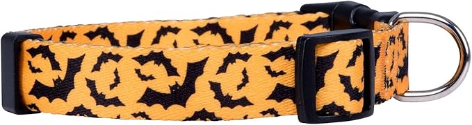 Native Pup Halloween Dog Collar (Small, Bats)