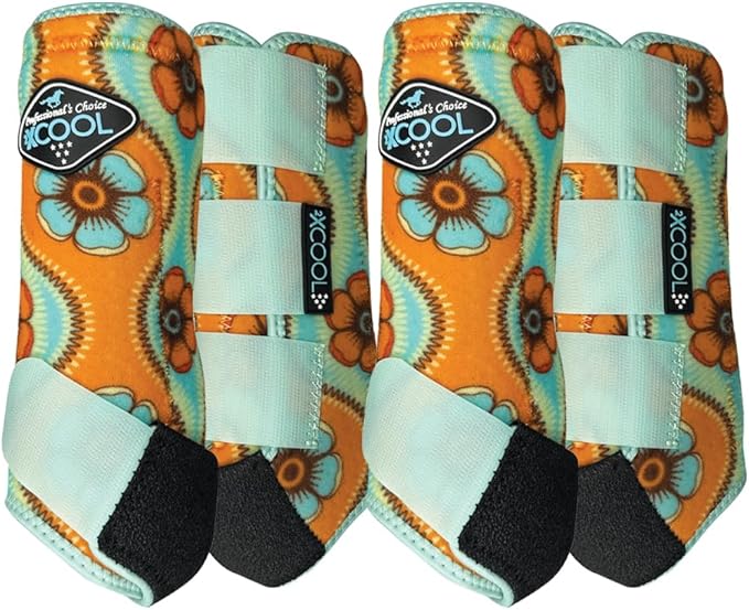 Professional's Choice 2XCOOL Sports Medicine Horse Boots | Protective & Breathable Design for Ultimate Comfort, Durability & Cooling in Active Horses | 2 Pack