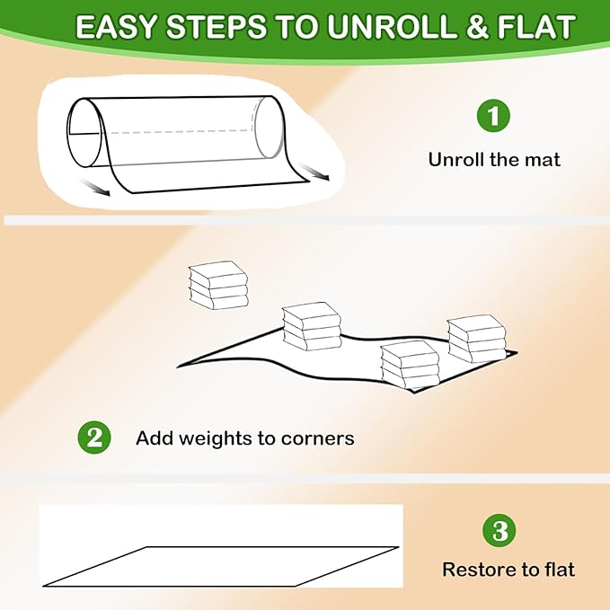 Rabbit Scratching Pad, 16 x 12 Inch Natural Sisal Bunny Scratch Mat Scratcher Mats Claws and Teeth Care for Biting Sleeping Nesting Small Animal Bedding Bed Play Toy (Beige+Brown, 1Pc)