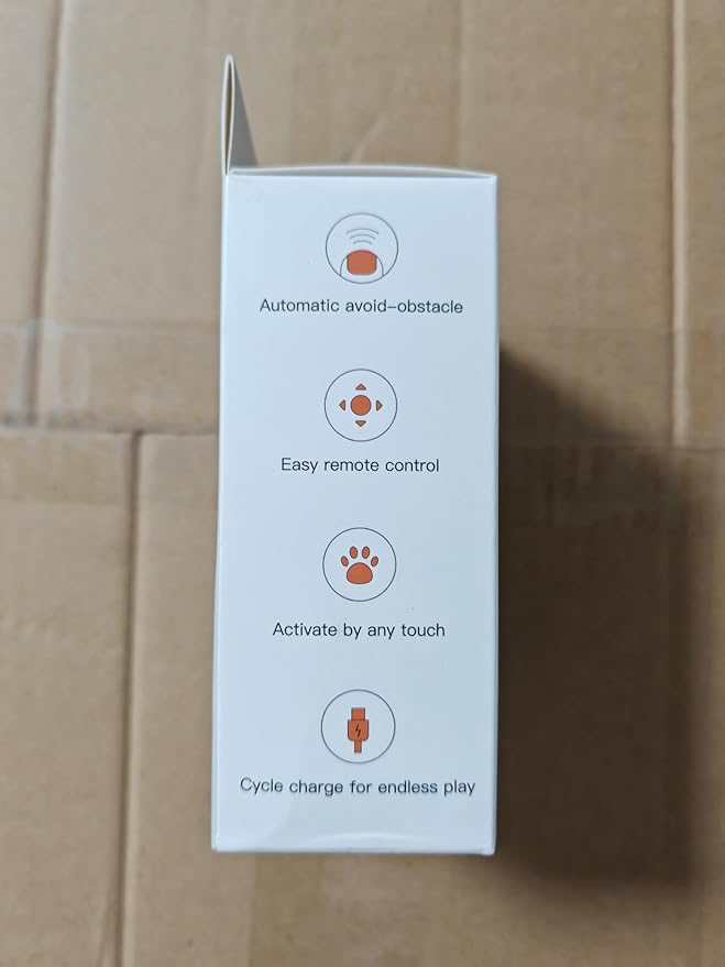 Turbo Tail 3.0 Interactive Cat Toy - Smart Remote Control Electric Mouse with Feathers, 3 Play Modes (Smart/Manual/Standby), Auto Obstacle Avoidance, Type-C, 8H Playtime - Blue (2PCS)