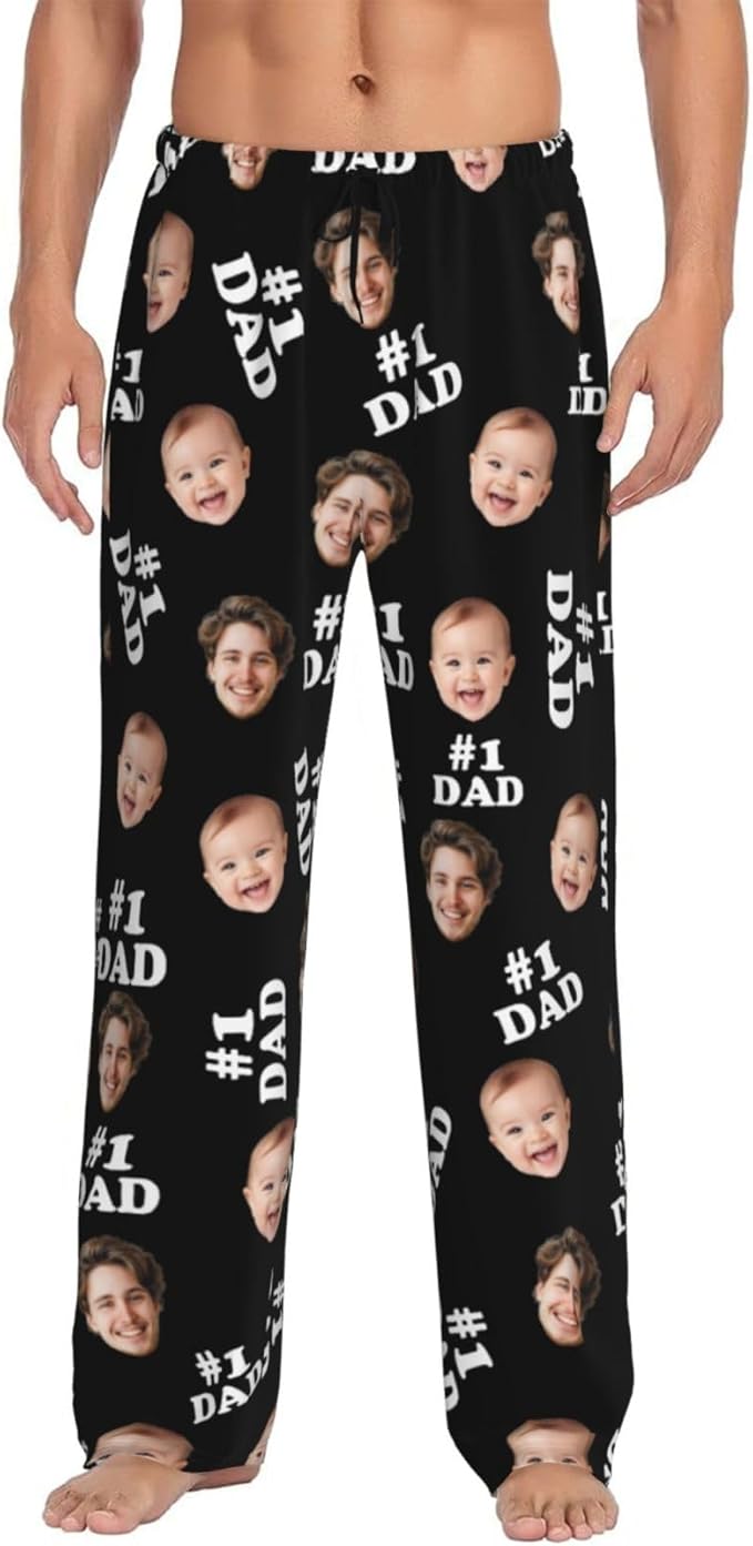 Personalized Pajama Pants For Men Women Custom Pajama Pants With Face Custom Face Pajamas Funny Customized Gifts