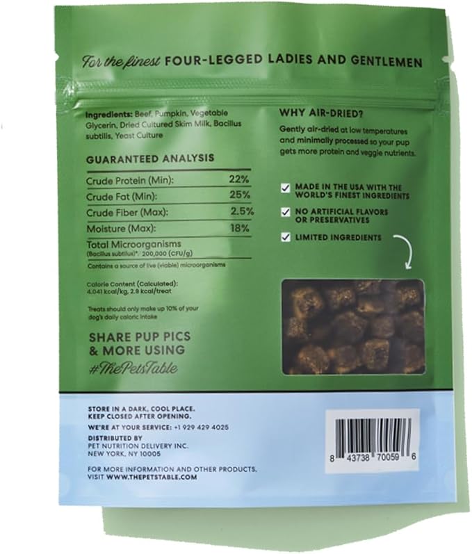 The Pets Table Air-Dried Healthy Dog Treats Multipack, Lamb 8-Ounce + Chicken 5-Ounce + Beef, 5-Ounce (Pack of 3)