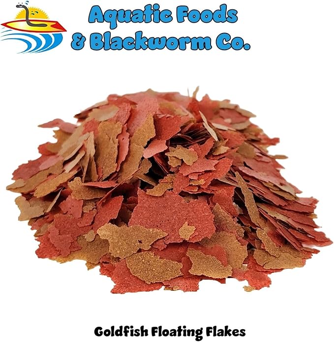 Aquatic Foods Inc. Goldfish Flakes, 42% Protein Color Enhancing and Spirulina Flakes for Aquarium & Pond Goldfish, Koi and All Pond Fish...WL…2-lbs Poly Bag