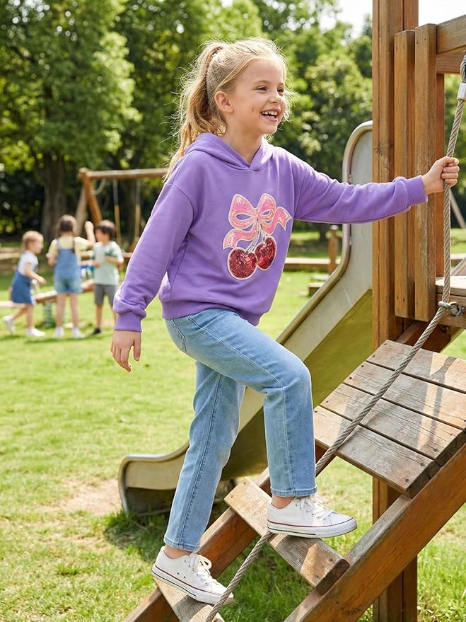 WELAKEN Sweatshirts for Girls Toddler & Kids II Little Girl's Pullover Tops Sweaters & Hoodies