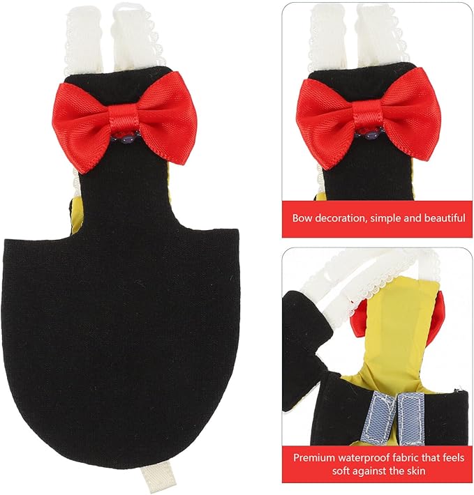 POPETPOP Reusable Cotton Flight Diaper for Parrots Washable Bird Diaper Clothes Bird Parrot