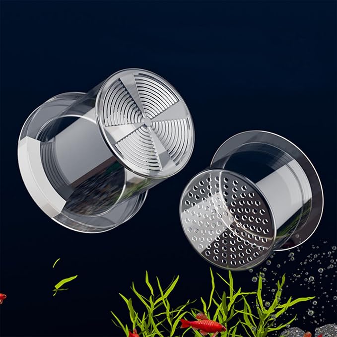 WEAVERBIRD Aquarium Breeder Box, Fish Breeding Box, Acrylic Breeder Isolation Divider Hatching Boxes, Floating Incubation Box, Round Isolation Hatchery Feeding Boxes for Small Fish Fry Hatchery