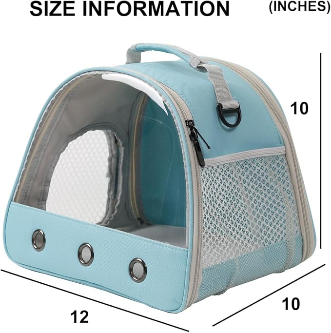 Bearded Dragon Travel Carrier with Absorbent Pad Set, Pee Pad with Leak-Proof Quick-Dry Design for Guinea Pig,Portable Guinea Pig Bag for Sugar Glider,Hedgehog,Rat,Bunny,Rat,Outdoor Used