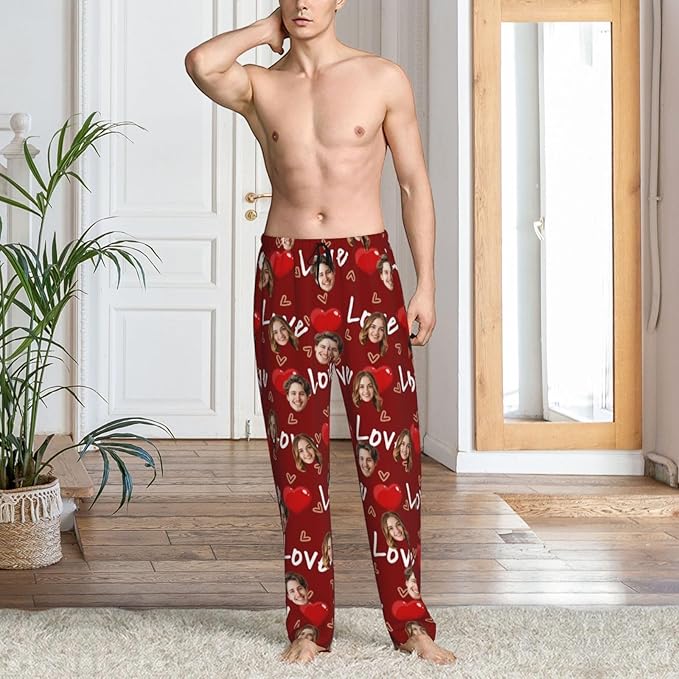 Personalized Pajama Pants For Men Women Custom Pajama Pants With Face Custom Face Pajamas Funny Customized Gifts