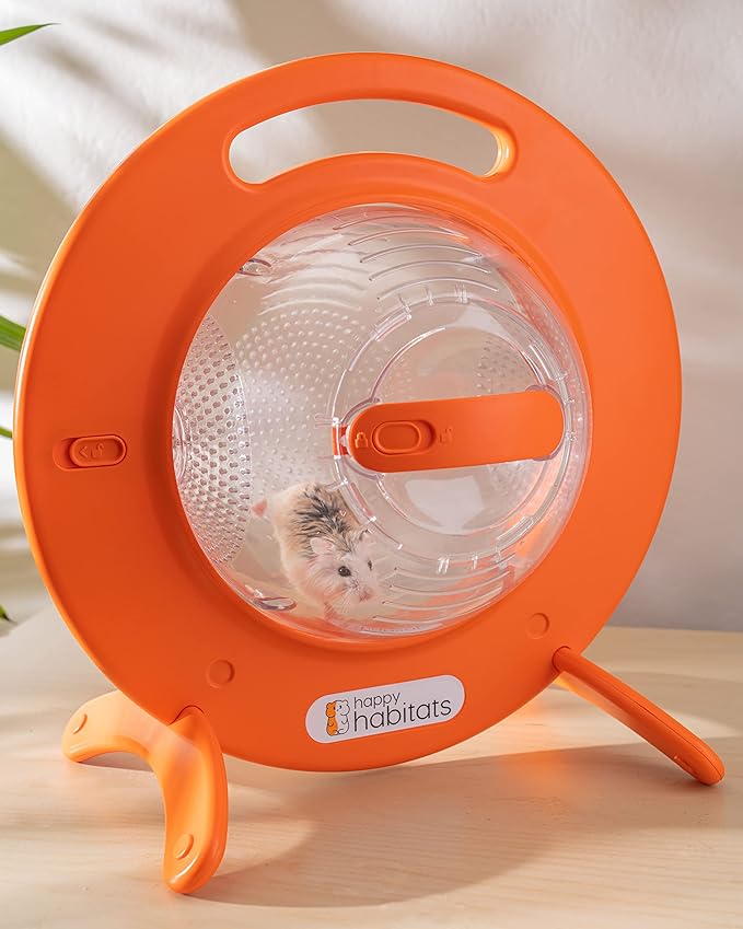 The Halo Small Pet Carrier and Hamster Exercise Ball – Safe, Portable & Breathable Design with Kick-Out Stands – Hamster Carrier & Accessories for Dwarf Hamsters, Mice & Gerbils