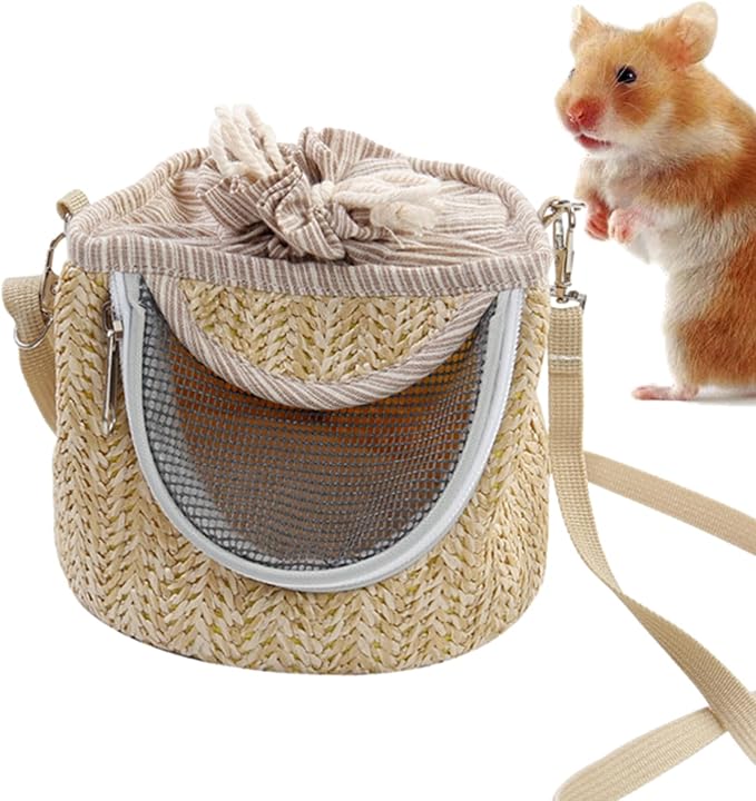 Trendy and Functional Bird Carrying Bag - Breathable Parrot Hiking Carrier with Shoulder Strap | Ideal for Small Pet Animals