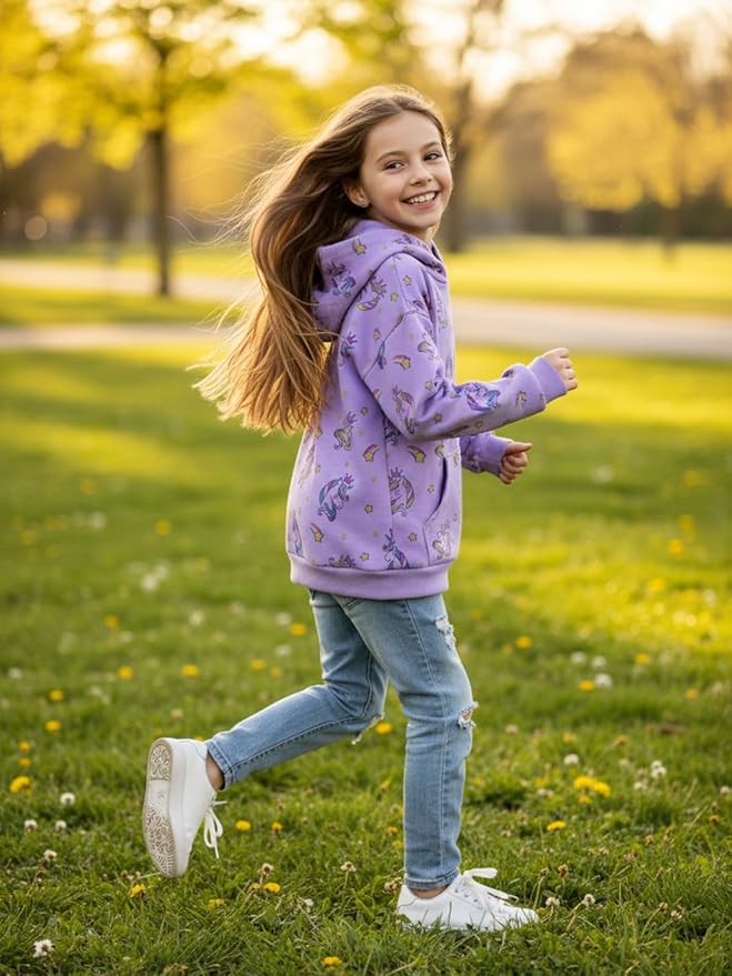 WELAKEN Sweatshirts for Girls Toddler & Kids II Little Girl's Pullover Tops Sweaters & Hoodies