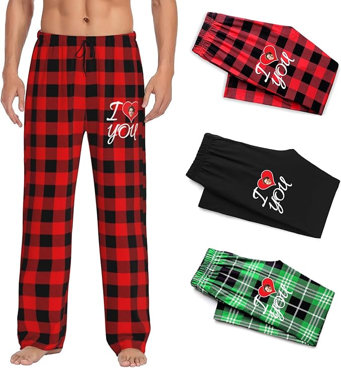 Personalized Pajama Pants For Men Women Custom Pajama Pants With Face Custom Face Pajamas Funny Customized Gifts